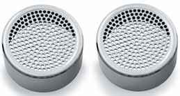 SOUND SYSTEMS CYCLE SOUNDS SERIES 2 ULTRA 2.5 SPEAKER UPGRADE/REPLACEMENT Chrome bullets with black speaker grills 2.