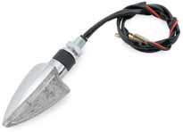 BikeMaster TURN SIGNALS 26-6219 26-6218 BikeMaster TORPEDO L.E.D. TURN SIGNALS Small oval, compact but powerful design, merges into the background unlike the bulky cheap O.E.M. signals Super Bright L.