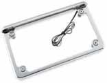 LICENSE PLATE FRAME Includes 40 ultra-bright s 5 functions all-in-one chrome-plated license