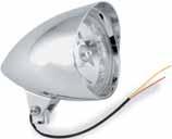 70 1196 FOG LAMP ASSEMBLY Chrome-plated Spot (pursuit) lamp shell fitted with a 4-1/2 round clear fluted lens, sealed beam unit 12 volt Custom applications