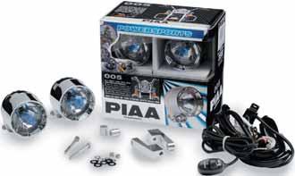 DRIVING LIGHTS PIAA 1100X PLATINUM LAMP KITS WITH MOUNTING BRACKETS Larger rounded driving pattern, you do not lose leaning into a turn PIAA s most popular powersports lamp Complete kit to fit