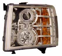 Crystal Crystal headlights are stock replacement headlights that offer a subtly different design over the stock application.