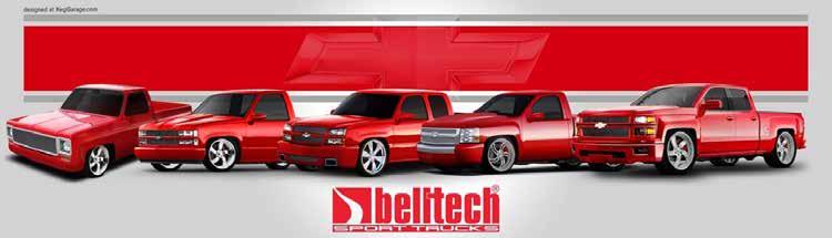 30 Years of Belltech Part # Description Drop Type 1973-87 C10 BEL:703ND BEL:707ND 1988-98 C1500 BEL:685ND BEL:693ND 73-87 Chevrolet/GMC C10/C15 2wd 2 inch Front / 4 inch