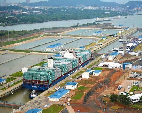 3.2.1 Panama Canal The Panama Canal lock expansion project was concluded in 2016 (Figure 3-1).