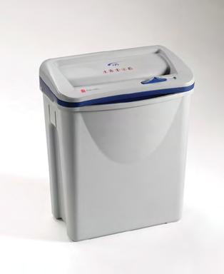 capacity 4/5 A4 sheets in one pass y 18 litre waste container y Safety cut out - prevents operation Lift off bin when waste bin removed y Off switch for safe standby mode V20 V25 Sku Code 2100886
