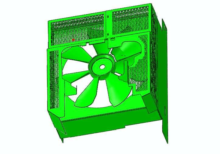 6.2 Cooling fan Guards around engine cooling fans perform 2 main functions: Prevention of injury due to insertion of fingers into rotating cooling fan blades Protection against injury from debris if