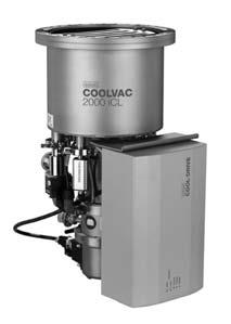 COOLVAC 2000 icl COOLVAC 3000 icl Advantages to the User - Hydrocarbon-free high vacuum - High capacity for argon and hydrogen - High crossover value - Simple operation - Trouble-free integration