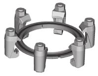 Installation and Mounting Accessories Mounting kit for safe mounting of the pump The mounting kits include: ISO-K kit (100 und 160): centering rings and clamps