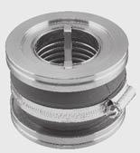 Vibration Absorber Vibration absorbers are used to inhibit the propagation of vibrations from the turbomolecular pump to highly sensitive instruments like electron beam microscopes, micro-balances or
