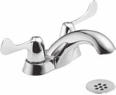 Two-Handle " Centerset model Case Price Finish Features Two Handle Centerset Lavatory Faucet LF-HDF.