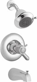 marking Handle adjusts volume Dial adjusts temperature -Setting Touch-Clean showerhead. gpm @ psi,.