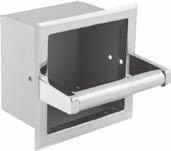 Public Washroom model Case Price Finish Features Twin Paper Holder.