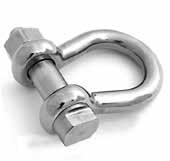 0 CHAIN LINK SHACKLE, BRACE & SAFETY PIN We carry a range of other styles not shown in this catalogue including the shackles shown below.