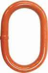 NEW s Master Links Grade 100 Designed to accept HERC-ALLOY 1000 chain and components Durable orange powder coated finish May be used for mechanical and welded sling assemblies 100% proof tested C A B