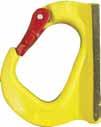 NEW s Weld-On Lifting Hooks Heavy steel construction with a durable finish Designed for use with excavating equipment can be welded directly onto the bucket Latch prevents accidental unhooking A B C