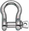 NEW s Anchor Shackles Stainless Steel 16 Stainless Steel Screw Pin Meets Federal Specification RR-C-71F, Type IVA, Class Pin Dia.
