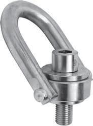 not affect use or design factor Each individually serial numbered Use Hoist Rings for added lifting safety to avoid eyebolt twisting, bending and breaking when lifting heavy, angular, unbalanced