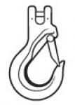 Sling Hook c/w Safety Latch Clevis Type Made to EN16772