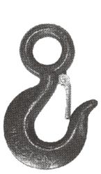 Large Eye Hook Large Eye Hook Made to EN16775 specifications Work Load Limit A B C E G H Weight [t] [mm] [mm] [mm] [mm] [mm] [mm] [kg/pc] 0.75 1.00 1.