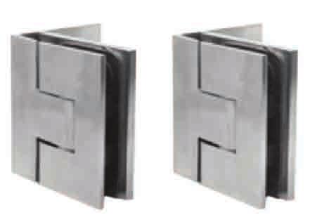 SOFT CLOSE HINGE KITS Soft Close Glass to Offset Wall Hinge - Set of 2 : SC HOW P (polish finish) : SC HOW S (satin finish) G316 STAINLESS STEEL Or Polish