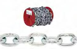 Grade 30, Proof Coil Chain - Reels CHAIN Excellent Low Carbon Steel Chain for General Purpose Applications Frequently Used for Swing Sets, Borders, Crowd Control and Other General Applications
