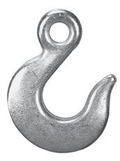 Eye Slip Hooks, Grade 43, (Import) ged Forged Steel Slip Hooks Are Designed to Allow Chain to Slip Through the Hook UPC Hook Shelf Case Style Finish 1/4 in T9101424 222177 Eye Zinc Plated 2600 lb 0.