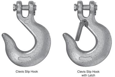 60 lb 5 20 Clevis Slip Hooks, Grade 43, (Import) ACCESSORIES Grade 43 Forged Steel Slip Hooks Are Designed to Allow Chain to Slip Through the Hook Hooks are d by the Material of the Chain That They