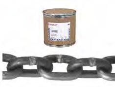 Grade 30, Proof Coil Chain - Drums Excellent Low Carbon Steel Chain for General Purpose Applications Frequently Used for Fabricating Tow Chains, Binding and Logging Chains, Marine and Other General