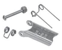 Latch Kits for Non-Integrated Hooks Campbell offers latches already assembled to the hook as well as kits for field installation.