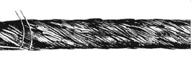 SECTION 1-WIRE ROPE &WIRE ROPE SLINGS 9 ABRASION Frozen Sheaves or Rollers Tight Grooves Excessive Fleet Angle Misaligned Sheaves Corrugated Sheave or Drum