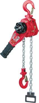 SECTION 6-HOISTS &WINCHES 163 LSB-B Ratchet Lever Hoist Coffing LSB-B Model - Stamped steel ratchet lever hoists are lightweight and durable.