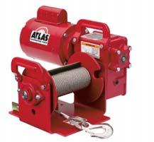 170 Special Purpose Winches The ATLAS Construction Winch SECTION 6-HOISTS &WINCHES Machine cut worm gears provide accurate operation and long lasting service.