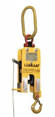 184 SECTION 7-BELOW THE HOOK PRODUCTS Model RR - Manual Rig-Release TM Hook PRODUCT FEATURES: NEW - Rope Guide allows rigging to be released when hook is either above or beside the operator.