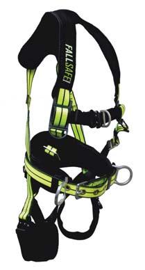 2nd skin shoulder pad back D-ring quick-release leg buckles front D-ring side positioning D-rings convenient