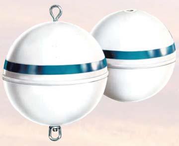 234 SECTION 11 - TOOLS &OTHER ITEMS Mooring Buoys Swivel & Eye Style Mooring Buoys Features Include: Hot dipped galvanized swivel & eyes (also available in stainless steel) Interior rod bent to