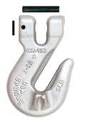 The Kuplex II Grab Hook needs no more clearance than the chain with which it is used when being pulled from beneath a load.