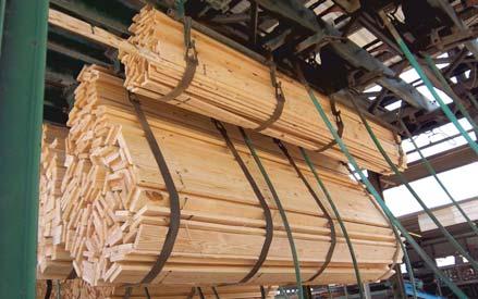 82 SECTION 4-SYNTHETIC SLINGS Lumber Sorter Slings Lumber Sorter Slings are used specifically in saw mill operations. The slings are fabricated with aluminum or flame cut fitting on one end.