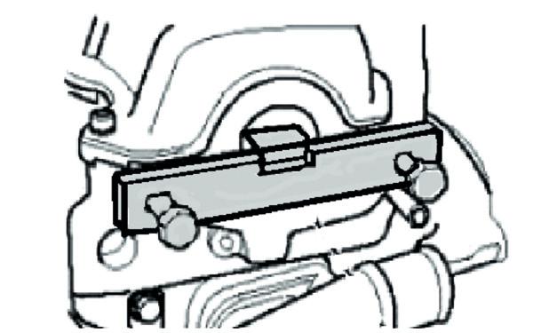 Allows the camshaft timing to be set by removing the vacuum pump and fitting the