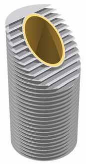 Extruded Fin Tubes Enerfin fin tubes are formed in a cold rotary extrusion process, where continuous helical fins are radially extruded from a thick aluminium muff over a liner tube.