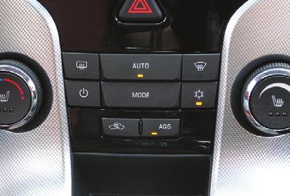 Press the Config button on the audio system and select Climate and Air Quality > Air Quality Sensor.