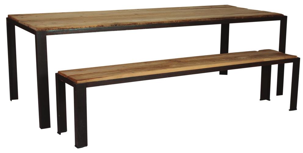reclaimed with Price: $3,780 Palma Dining Table 61w x 30h