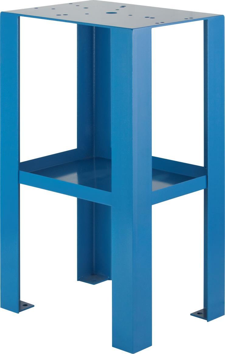 D. OPTIONAL STAND Part Number: 8230110-900 Stand Dimensions: 20 WIDE, 15 DEEP, 33-1/4 HIGH CALL DI-ACRO FOR PRICE AND AVAILABILITY Fasteners needed to attach Hand Bender to stand are the