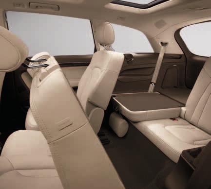 The vehicle is also equipped with a convenient entry feature making rear-seat access easier while keeping the seat in the adjustment position previously selected. 2.