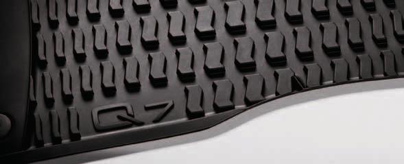 Premium rubber floor mats These all-weather mats help protect the interior carpet from rain, mud and snow and are skid-resistant.
