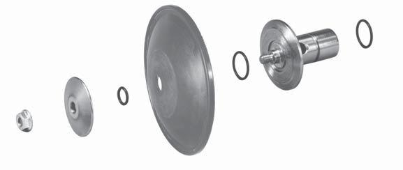 INDICATOR COVER INDICATOR FITTING HEX NUTS UPPER SPRING SEAT INDICATOR STEM MAIN SPRING O-RING Fast Pilot Reseat The fixed restriction in the Type 6358B, 6358EB, and 6358EBH pilots allows the valve