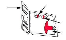 Press latch and open emergency canopy door, located on left side of fuselage below canopy, and pull external canopy jettison handle out. 4. CUT-IN a. Cut canopy along canopy frame.