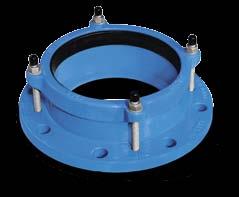 If the pipe end can be pulled out of the flange adaptor, anchoring is required.