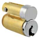 Listed SMALL FORMAT INTERCHANGEABLE CORE CYLINDERS SFIC 7 Small Format, 7 Pin, 0