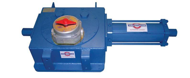 QUARTER TURN HYDRAULIC DOUBLE ACTING VALVE ACTUATOR Suitable for butterfl y, ball and plug valves for on/off or modulating