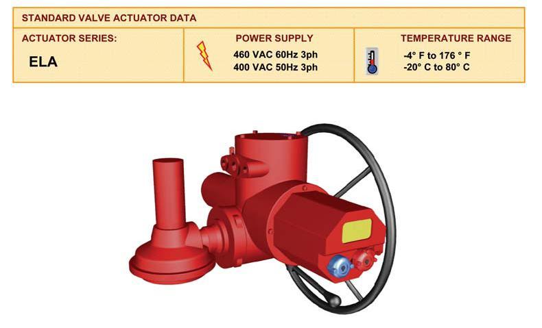 LINEAR ELECTRIC VALVE ACTUATOR Suitable for gate or rising stem valves for on/off or modulating service, powered by 3-phase electric supply.